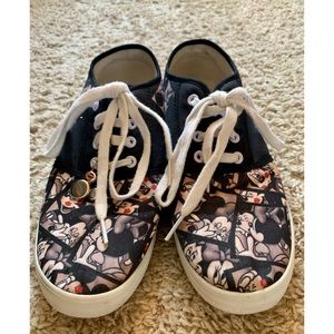 Bradford Exchange Mickey and Minnie Mouse Sneakers